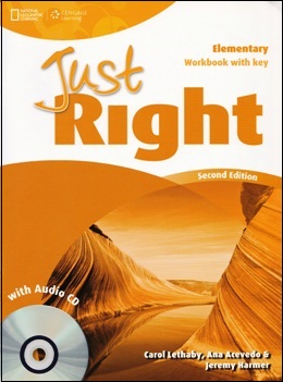 JUST RIGHT ELE. 2ND ED. WORKBOOK WITH KEY & AUDIO CD