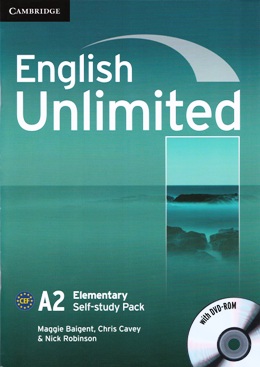 ENGLISH UNLIMITED ELEMENTARY SELF-STUDY PACK WITH DVD-ROM