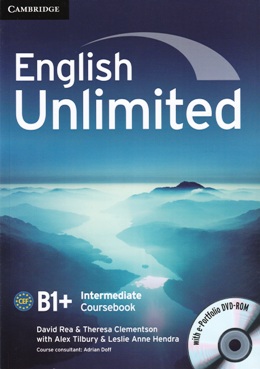 ENGLISH UNLIMITED INTERMEDIATE COURSEBOOK WITH E-PORTFOLIO DVD