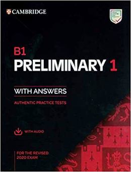 B1 PET 1 WITH ANSWERS & AUDIO DOWNLOAD (REV. 2020)